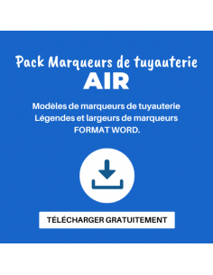 Marqueur Tuyauterie AIR - Fichier à télécharger